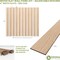 Ekena Millwork 48H x 1/4T Adjustable Wood Slat Wall Panel Kit w/ 4W Slats, Red Oak contains 11 Slats SWW55X48X0250RO - alternate 3